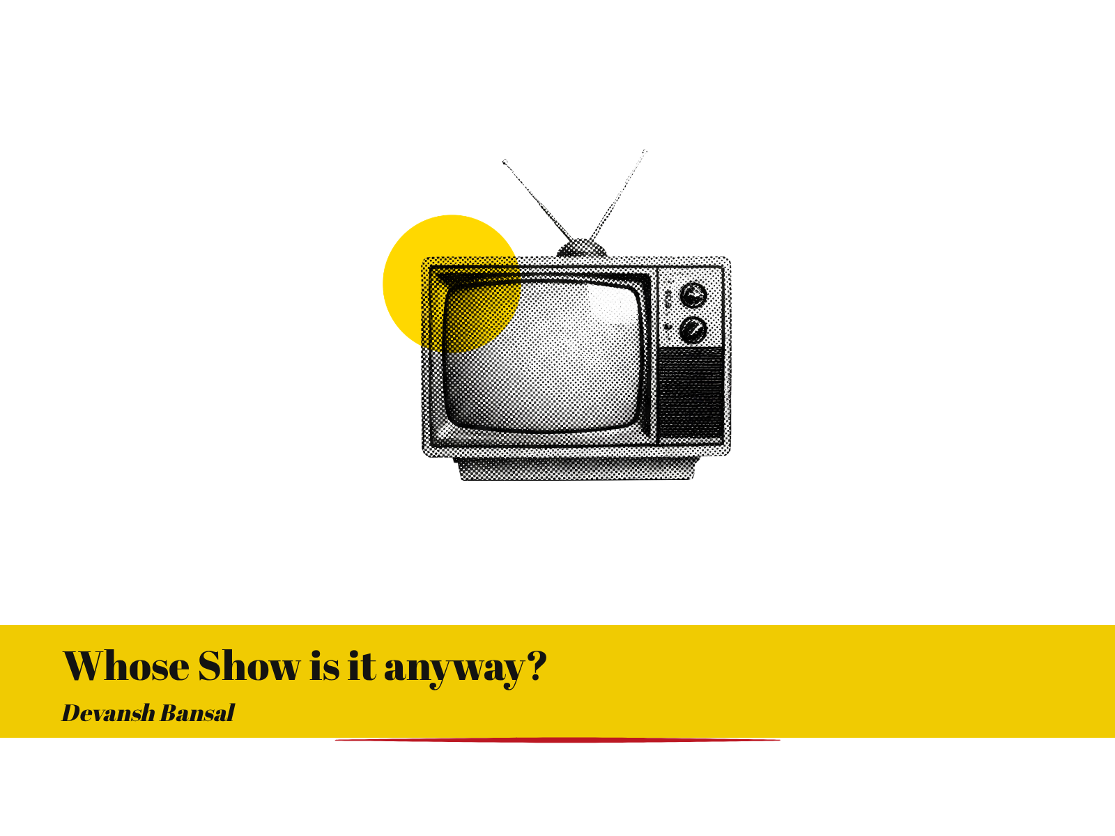 Whose Show is it anyway? Television Format Rights and the Limits of Indian Copyright Law